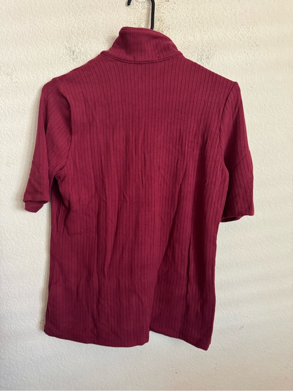 Matty M Women's Ribbed Button Front Top - Picture 7 of 8